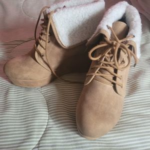 Justfab wedge booties